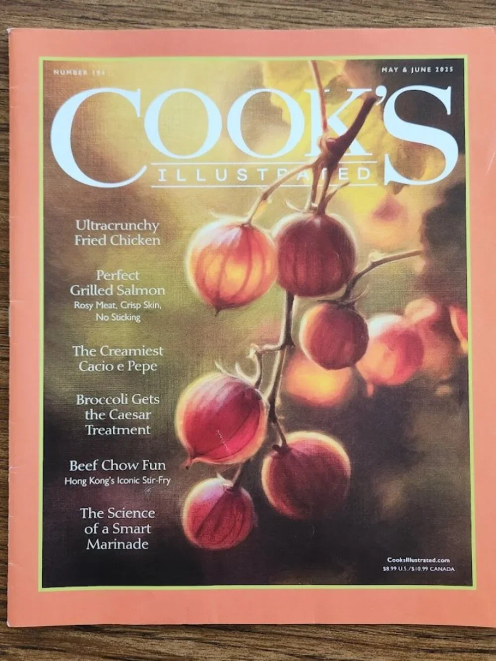Cook's Illustrated Magazine May & June 2025 Issue #194 Cooking Recipe Book Recip